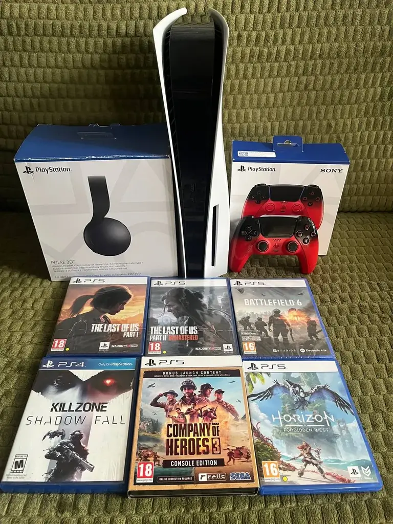 Ps5 fat версия с дисководом в отличном состоянии