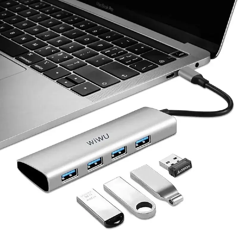 🔌 WIWU Alpha 4-in-1 USB-C Hub A440G
