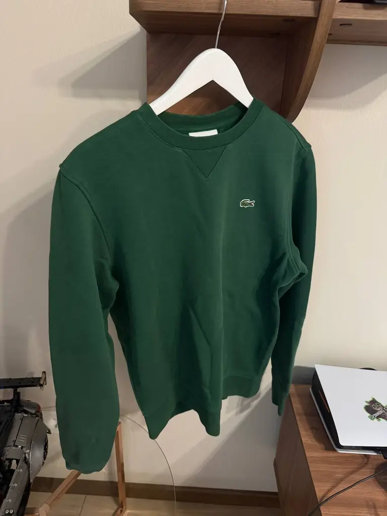 Мужские свитшоты Lacoste, размер S, с начесом, без дефектов