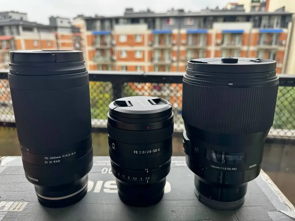 Продам объективы для sony e mount