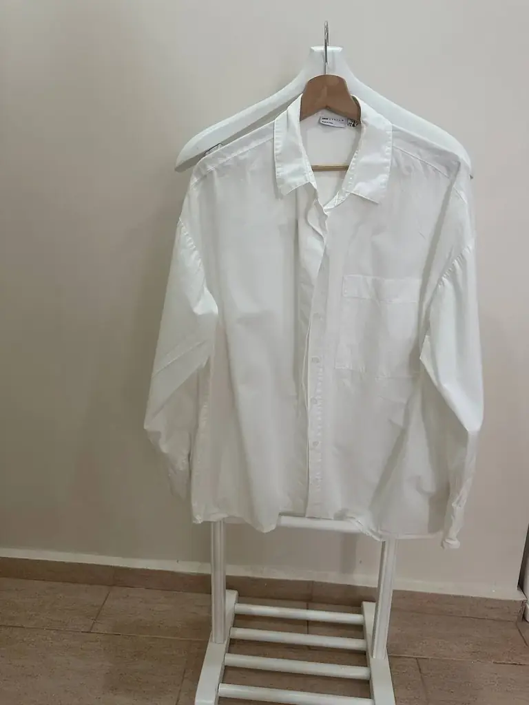 ✨ Базовые белые oversize рубашки