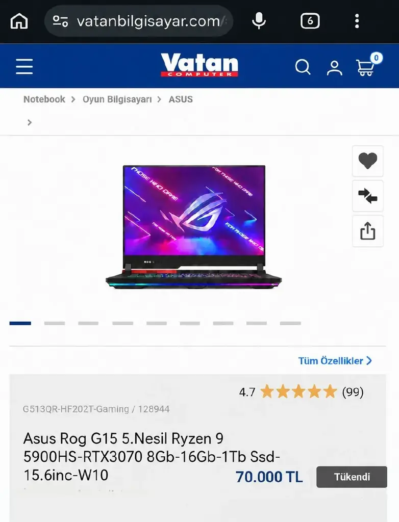 Продам ноутбук Asus ROG Zephyrus G15  в отличном состоянии. В комплекте ноутбук и блок питания.