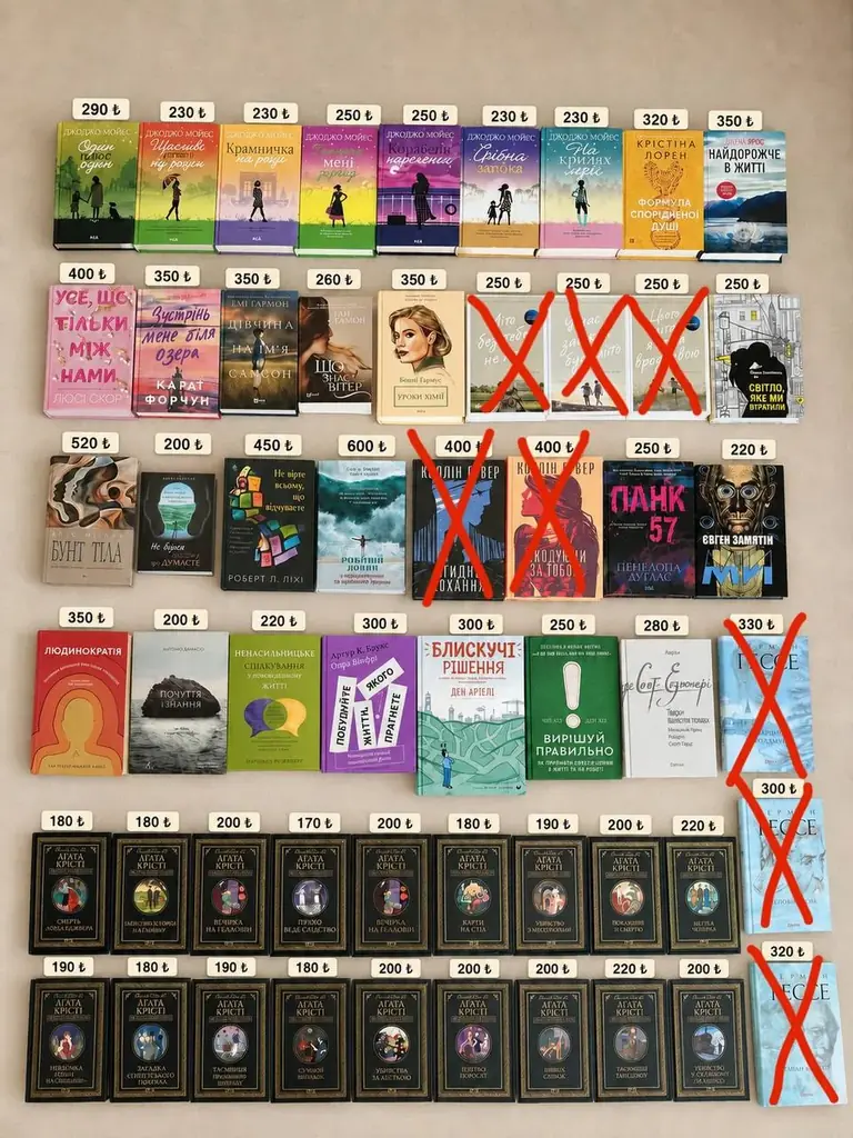 Продам свої вживані книжки українською