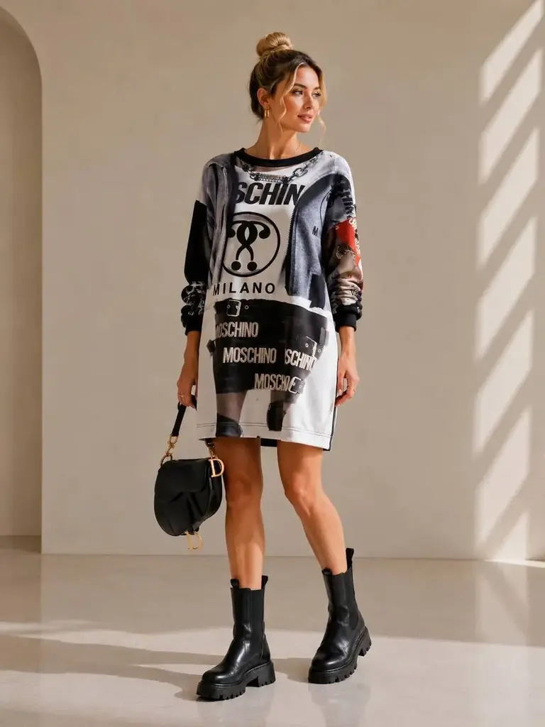 Оригинальное платье MOSCHINO Couture ✨ 100% хлопок