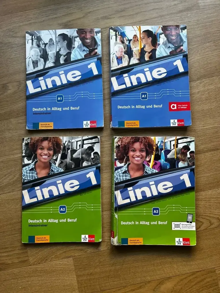 Продам Linie A1 A2 книга + тетрадь 10€