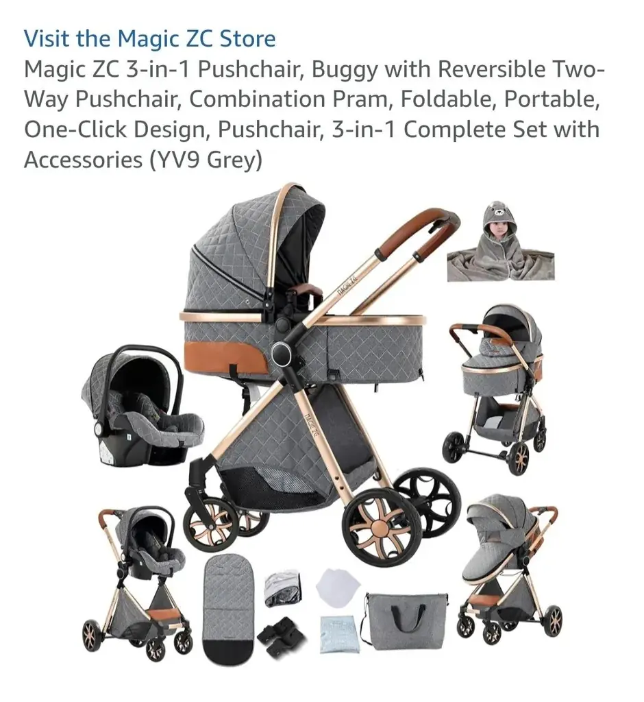 Продам коляску - бренд Magic ZC, цена 45 евро.