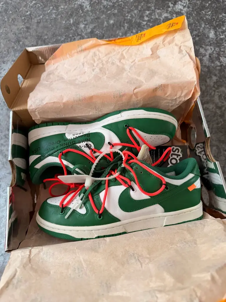 Nike Dunk x Off White Pine Green