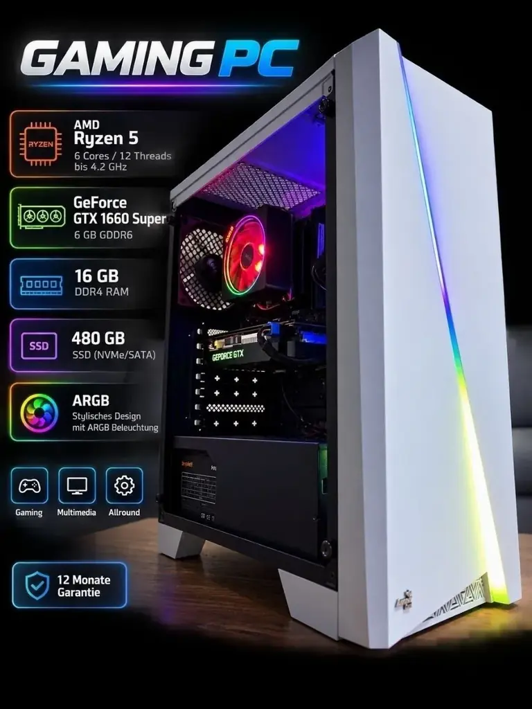 🔥 GAMING PC | Ryzen 5 | GTX 1660 SUPER 🔥