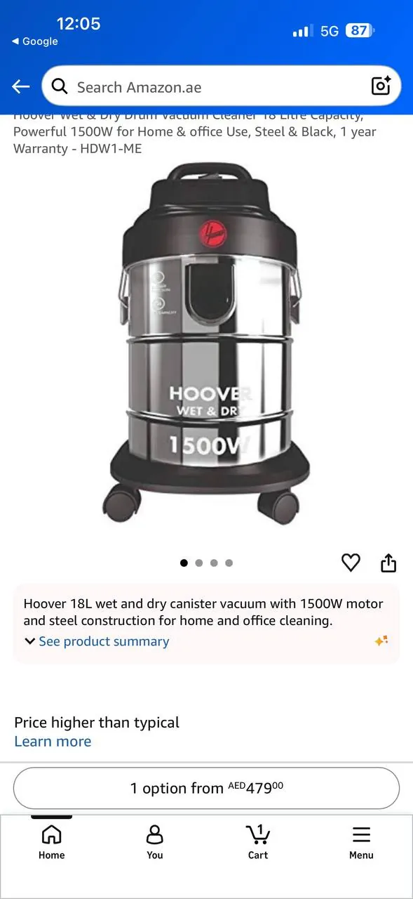 Vacuum New in box 300 AED unwanted gift