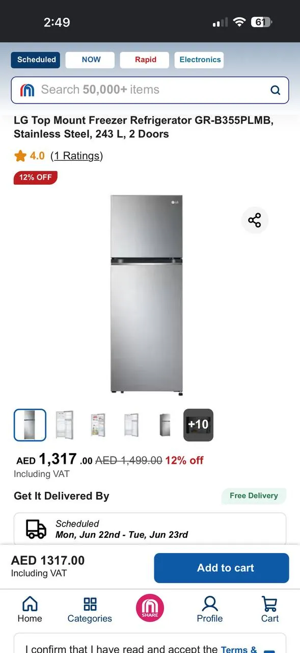 Vacuum New in box 300 AED unwanted gift