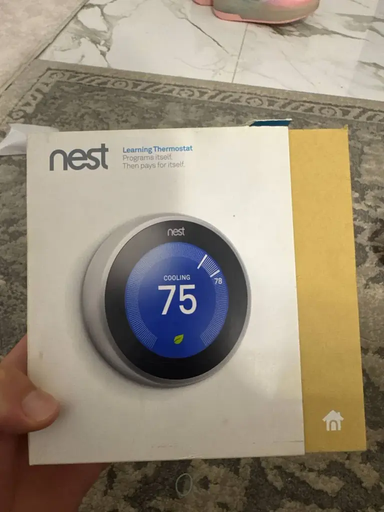 Nest thermostat 500 aed