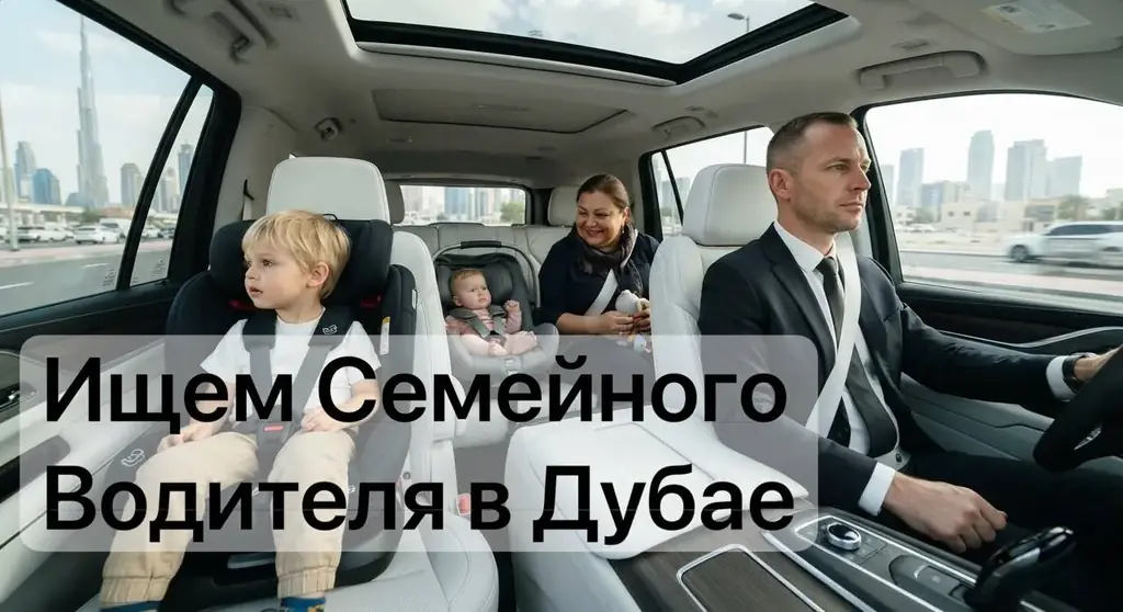 Ищем водителя для семьи в Дубае 🇦🇪
