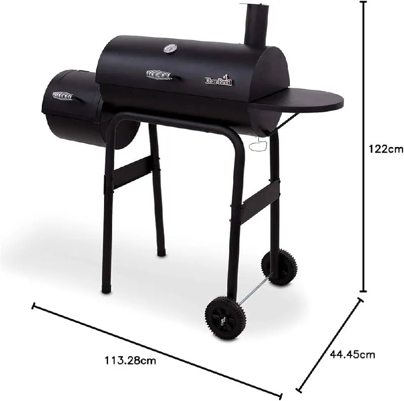Продаю угольный гриль Char-Broil с коптильней — 350 AED