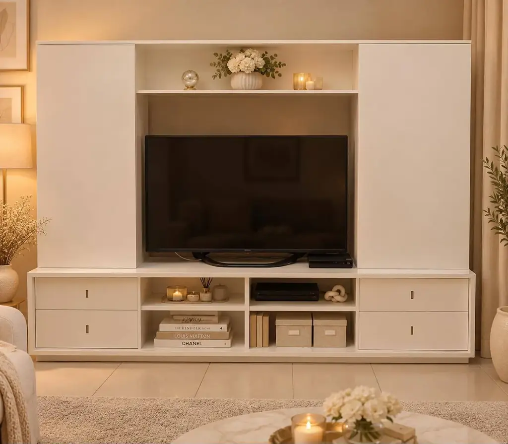 Продаю большой белый шкаф-стенку / TV unit
