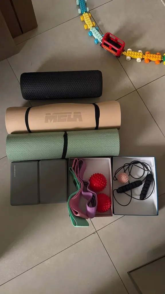 Всё для домашнего фитнеса — 100 AED за весь набор! 🧘🏼♀️