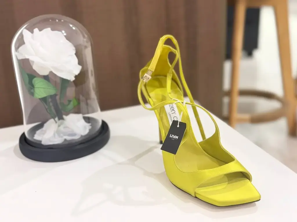 Jimmy Choo 1998 Leo 100 Satin Sandals 💚✨