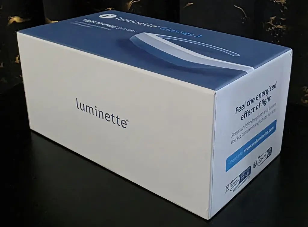 Bluelight Therapy Glasses: Luminette 3 = 600 AED. Motor City