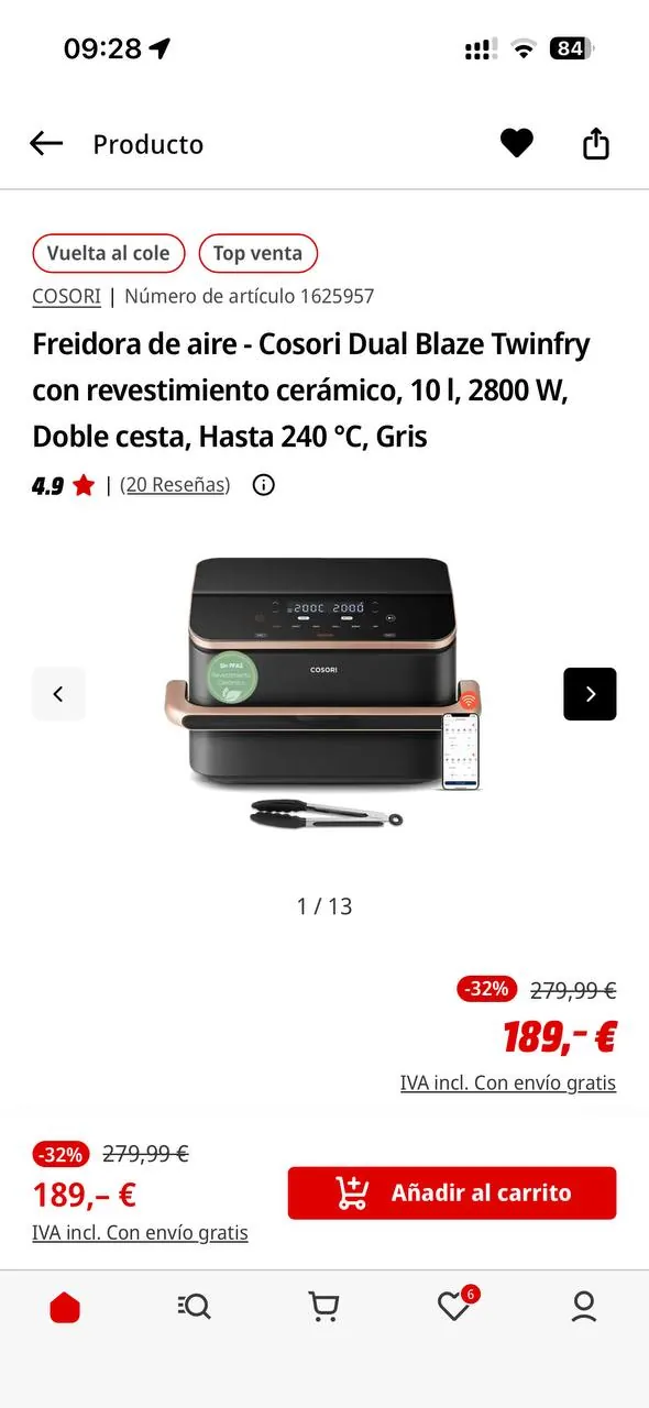 Продам такой почти новый, затестила 2 раза, но в итоге не вписался в кухню. Куплен месяц назад. 150…