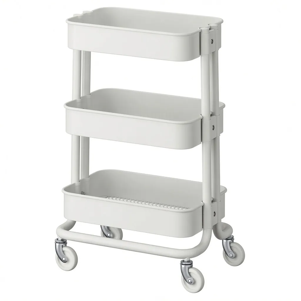 🏷 Продаю тележку IKEA RÅSKOG (белая, на колёсах)