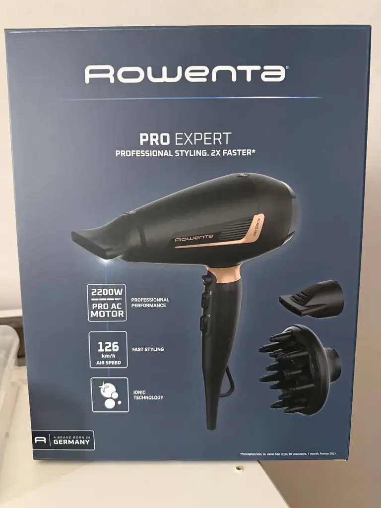 Фен Rowenta Pro Expert в отличном состоянии. Б/у, использовался всего несколько раз.