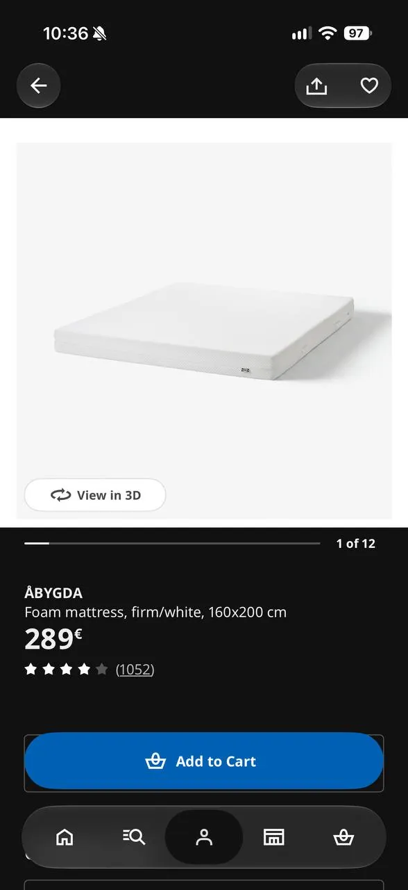 Продам матрас Abygda 160х200