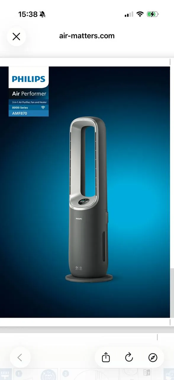 Продаю очиститель воздуха / вентилятор Philips