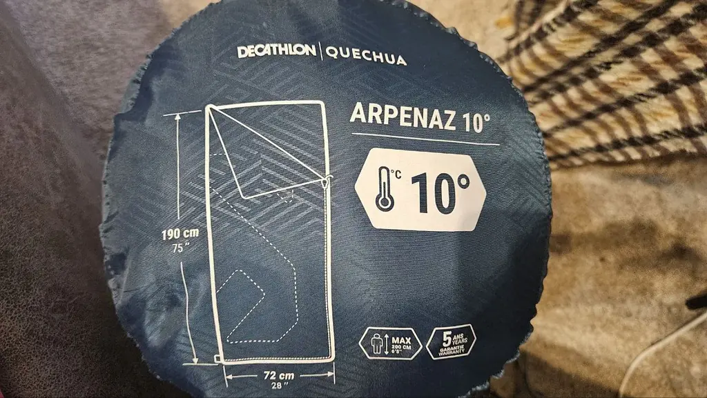 Спальный мешок Quechua Arpenaz 10° (Decathlon), 2 штуки