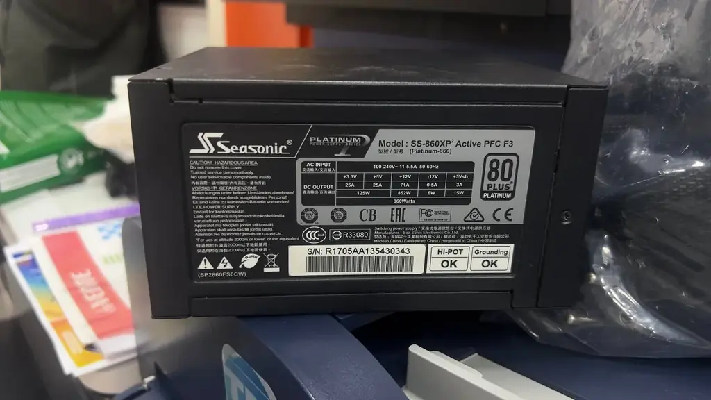 Продаю Seasonic Platinum Series 860W (80+ Platinum) ⚡🔥