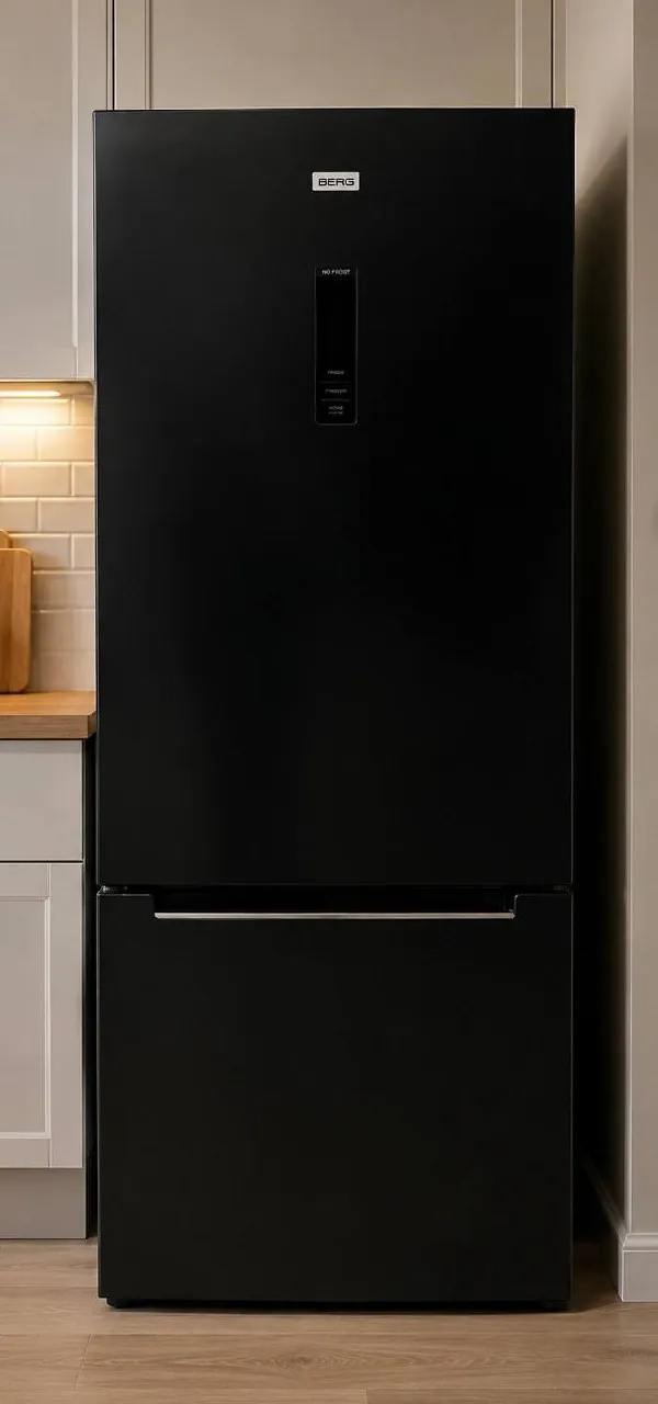 ‼️СРОЧНАЯ ПРОДАЖА‼️Холодильник BERG BR-N317BB No Frost, чёрный