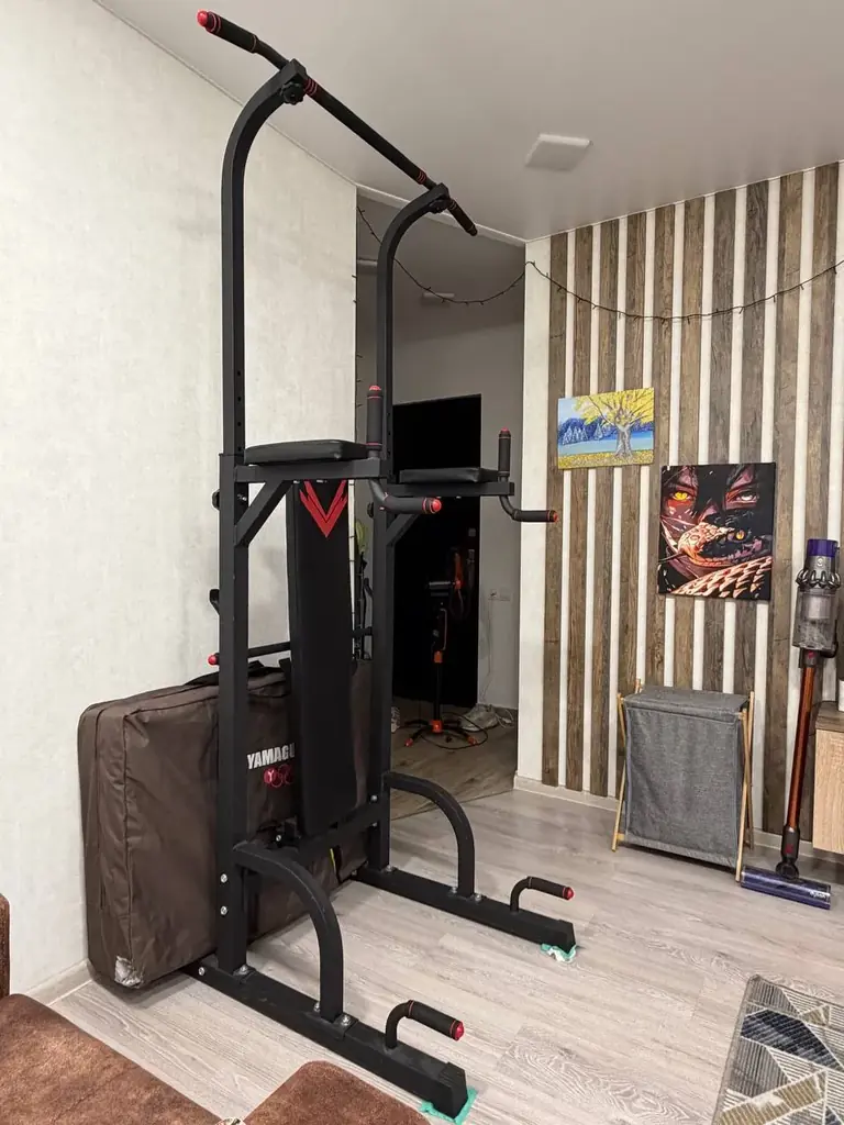 Домашняя силовая станция / турник + брусья + скамья 🏋️