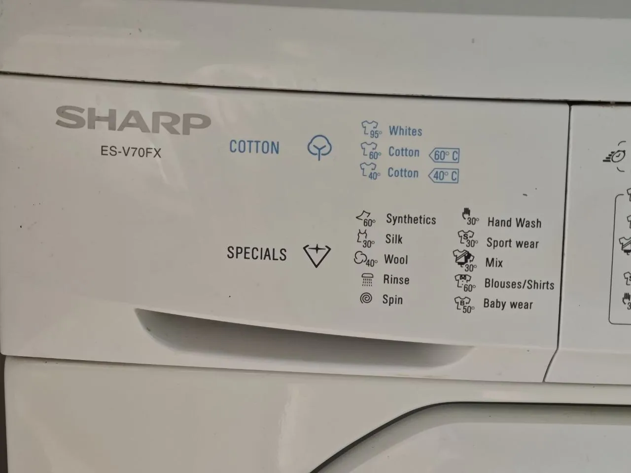 Стиральная машина Sharp ES-V70FX — на запчасти