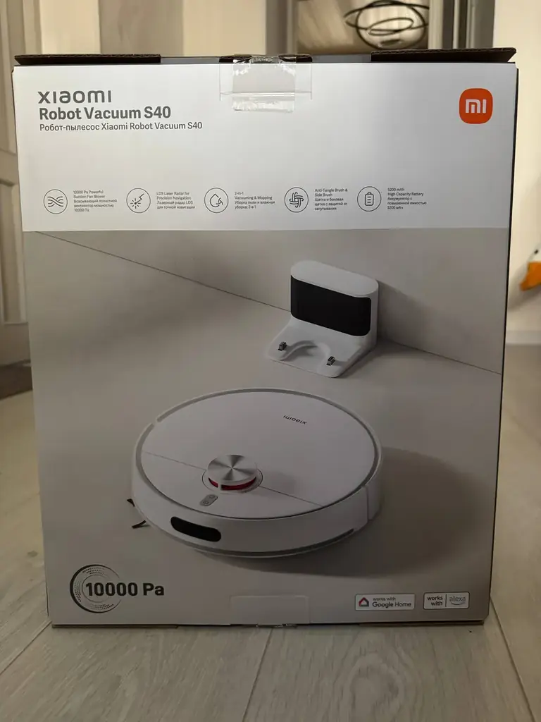 Продаю абсолютно новый робот-пылесос Xiaomi S40, в коробке.