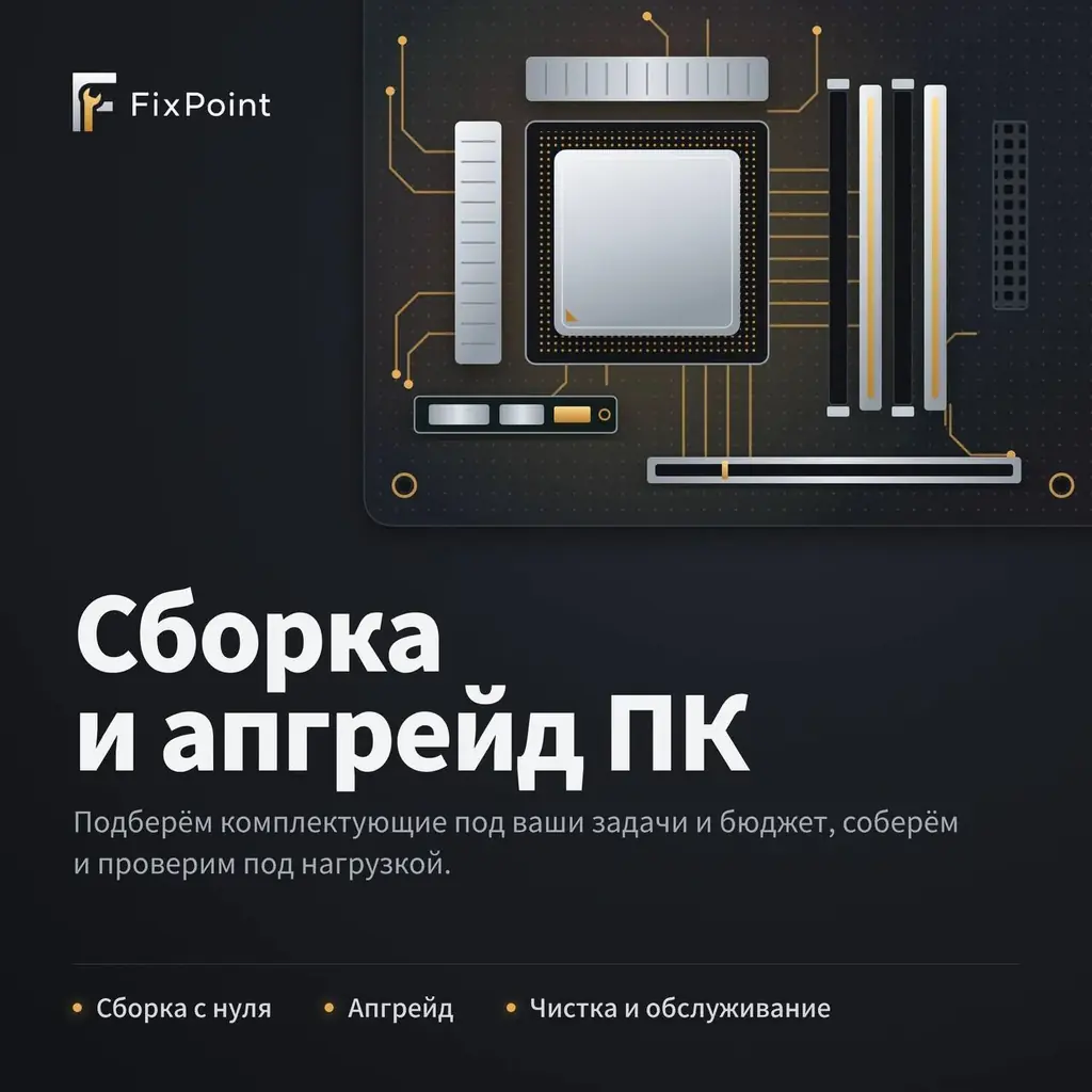 Сборка, апгрейд и обслуживание компьютеров