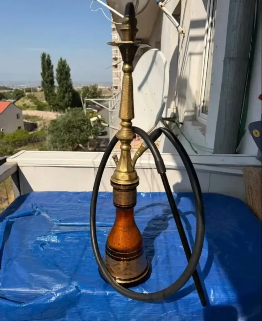 продам кальян Халил мамун с гравировками ручной работы, из меди, цена 25.000