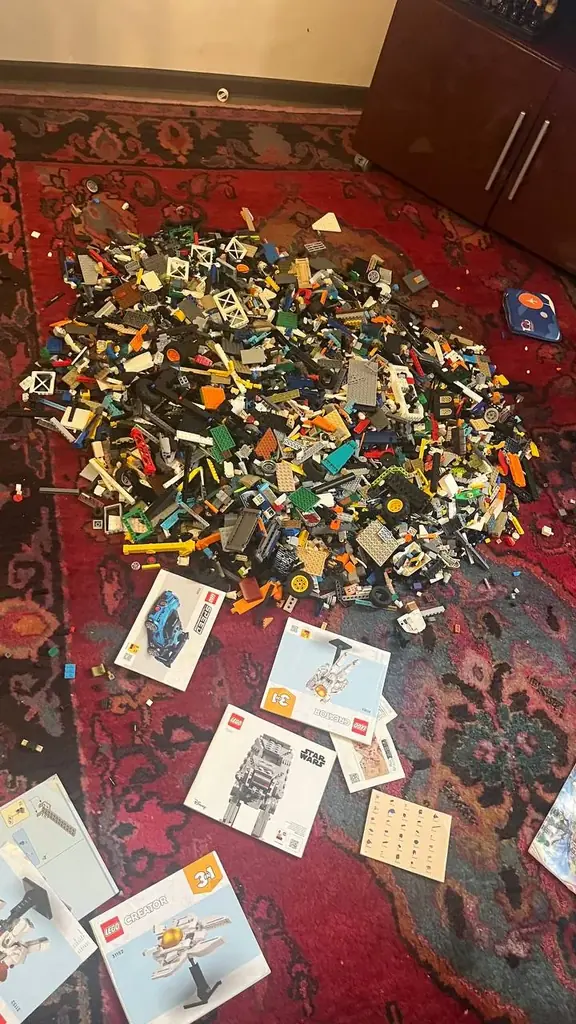 ОГРОМНЫЙ МИКС LEGO на вес (~11 КГ) + Инструкции! 🧱🚀