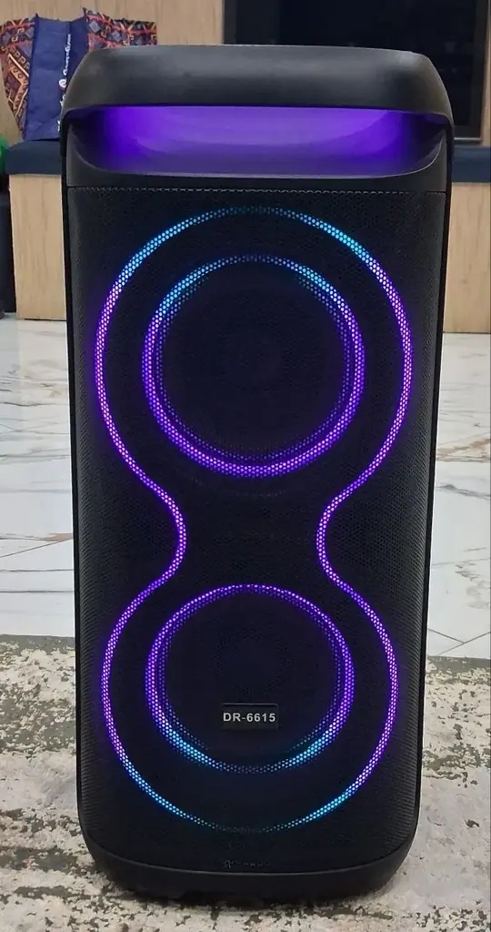 🔊🔥 МОЩНАЯ БОЛЬШАЯ КОЛОНКА DR-6615 — КАК НОВАЯ!