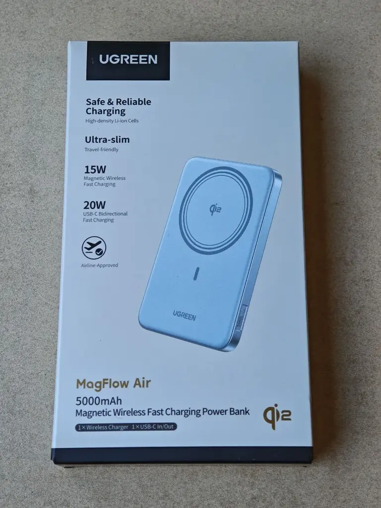 ​🔋 Продам магниный повербанк UGREEN MagFlow Air 5000mAh (Qi2 / MagSafe)