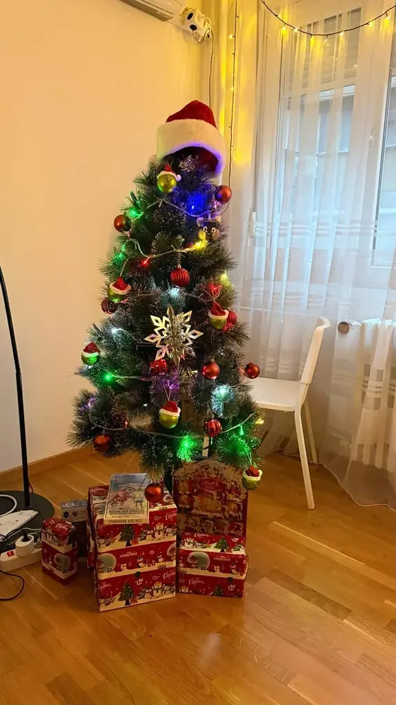 🎄 Готовый новогодний комплект: Новогодняя елка + Игрушки + Гирлянда + Костюм Санты!