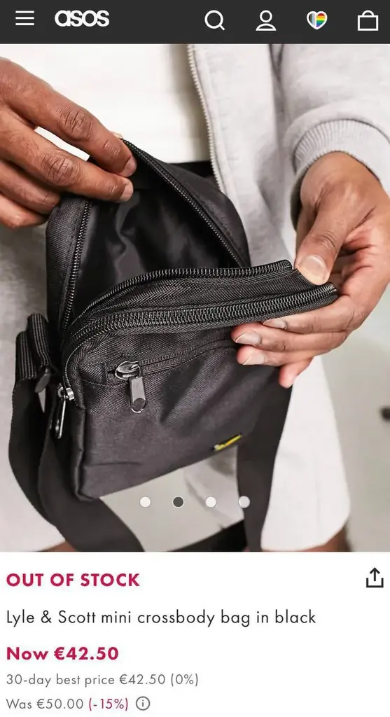Сумка/ барсетка/ кроссбоди Lyle & Scott. 17L*22H см. Есть следы использования.