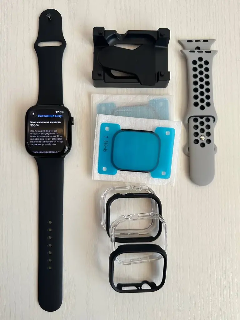 Продаю Apple Watch Series 10, 46 мм, версия GPS, размер ремешка M/L, в отличном состоянии. Аккумуля…