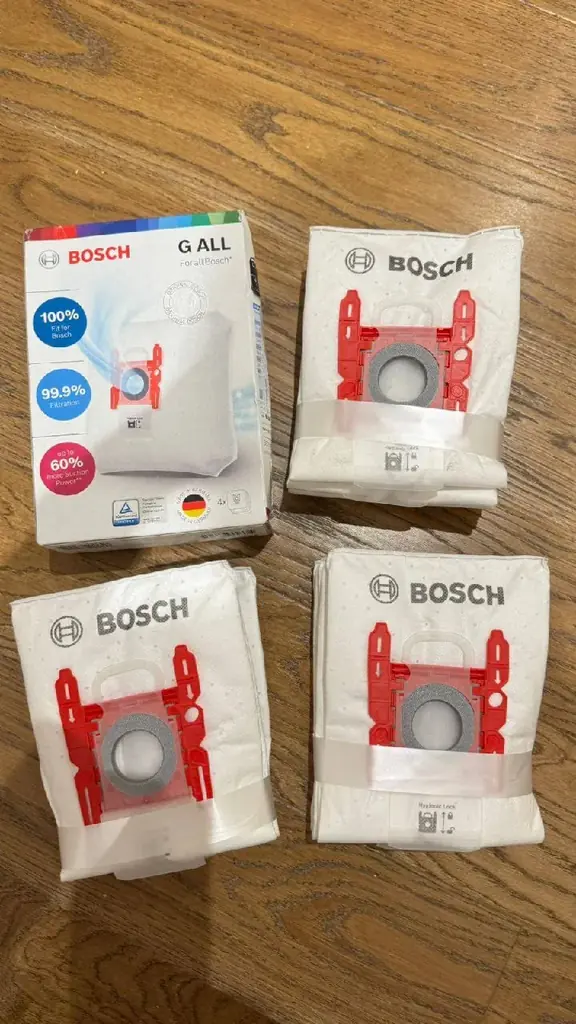 Продаю мешки для пылесоса Bosch PowerProtect (Type G ALL), в который входит 4 фильтр-мешка и гигиен…