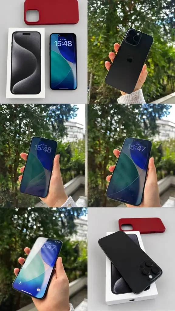 Продаю свой iPhone 15 Pro Max в чёрном цвете, 512 ГБ памяти.