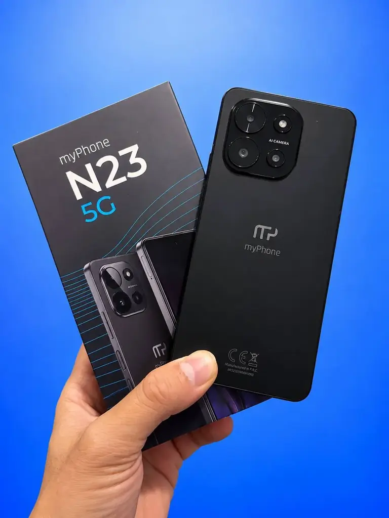 Продам новий смартфон MyPhone N23 5G у чорному кольорі.