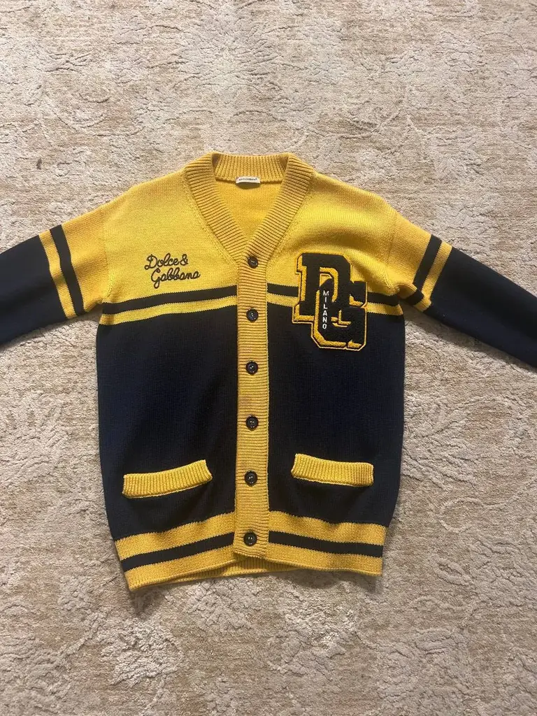 Dolce & Gabbana  varsity cardigan (DG patch / Milano)