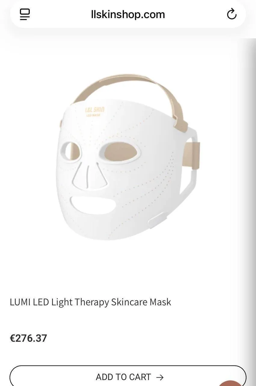 LED-маска для лица L&L skin (качественный японский бренд)