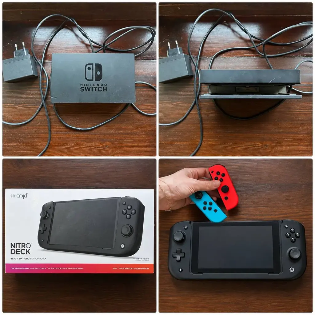 Продаю Nintendo Switch с аксессуарами - CRKD Nitro Deck + Dock + Joy-Con