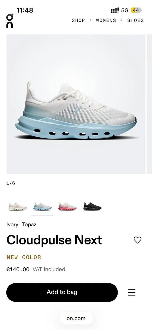 Женские кроссовки бренда ON, новые, размер 38-40, 140€.