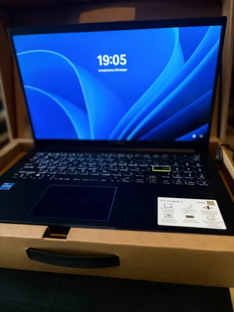 НОВЫЙ ASUS VivoBook 15 | Core i5 | 8 ГБ RAM | 256 ГБ SSD | Windows 11