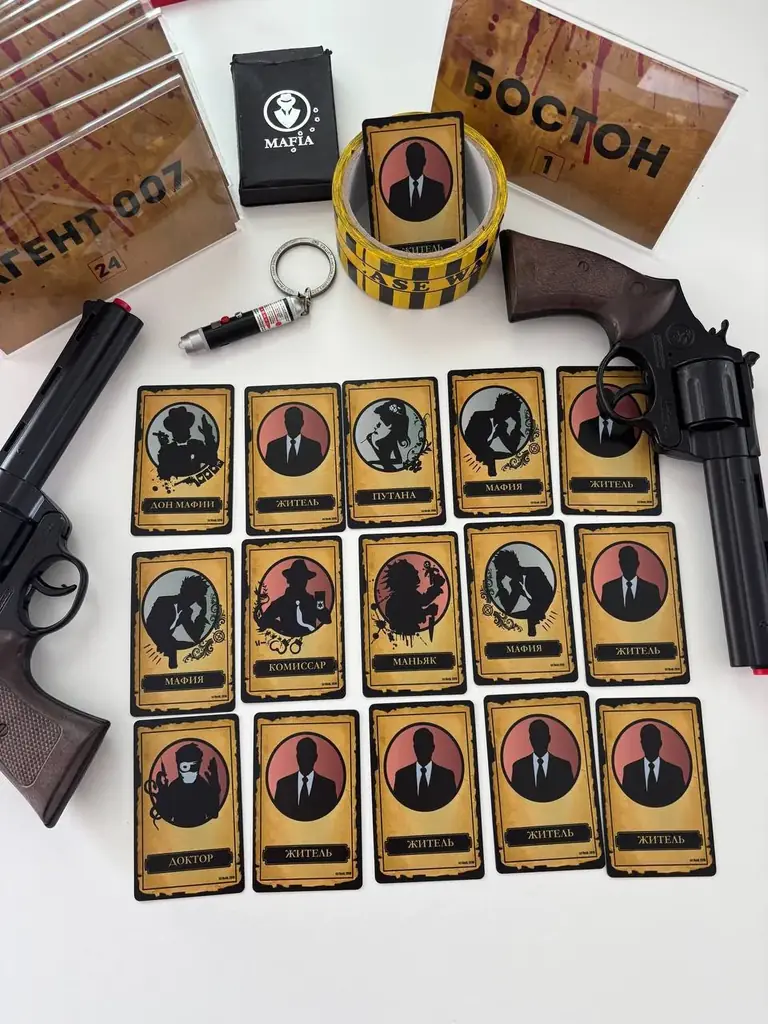 Продаю набор для игры в Мафию.