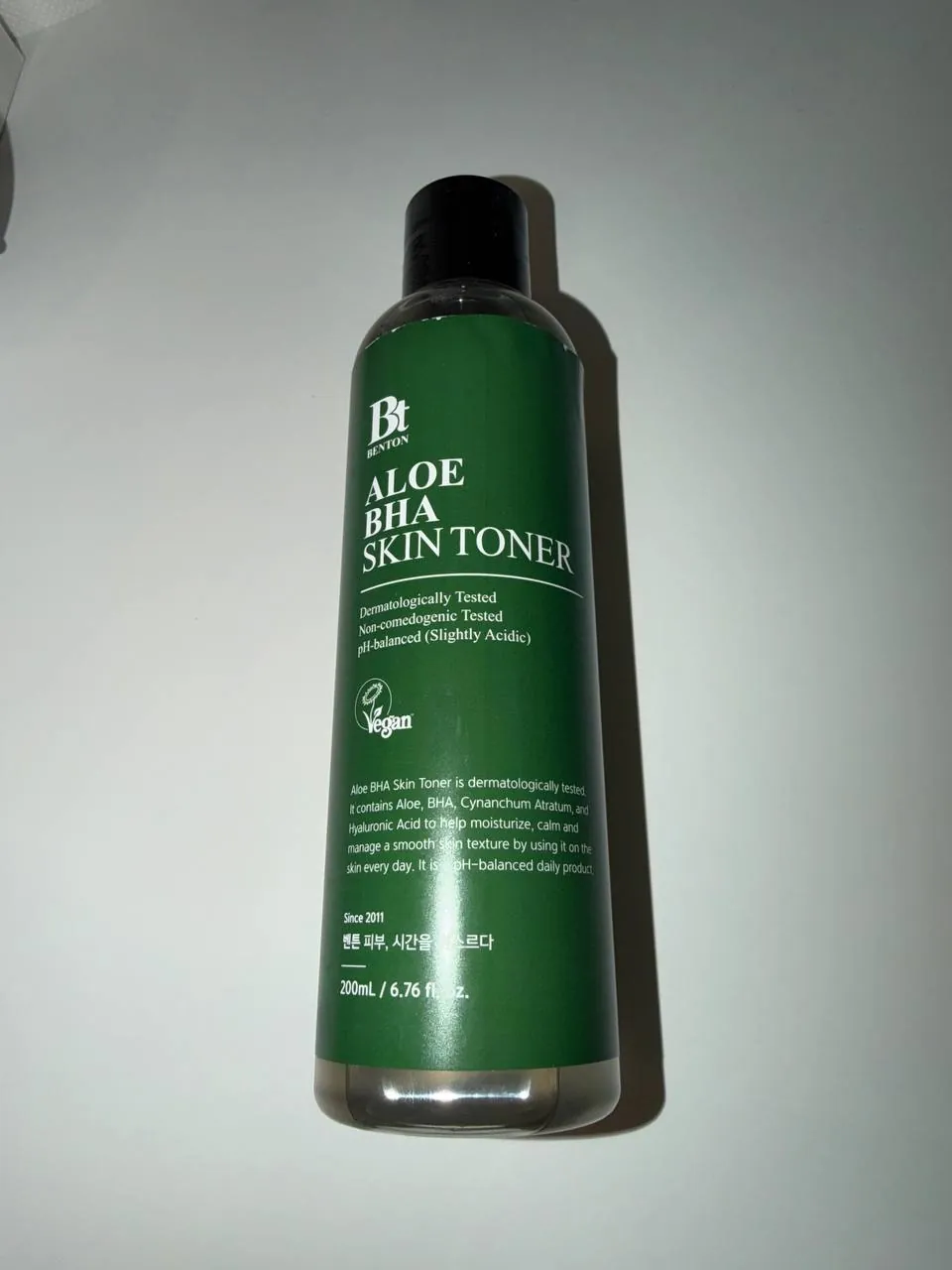 Тоник Benton aloe BHA.